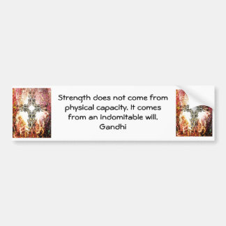 Gandhi Inspirational Motivierend Quotation Autoaufkleber