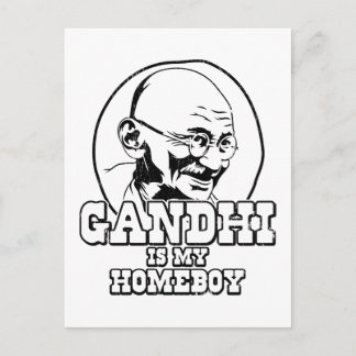 Gandhi ist mein Homeboy Postkarte