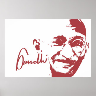 Gandhi-Poster Poster