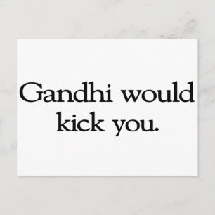 Gandhi Postkarte
