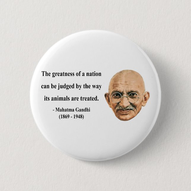 Gandhi Zitat 2b Button (Vorderseite)