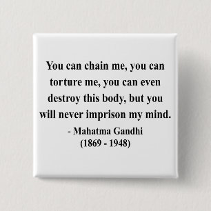 Gandhi Zitat 7a Button