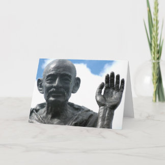 Gandhi-Zitat-Karte - Sei der Wechsel... Karte