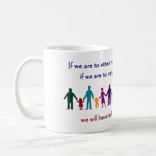 Gandhi Zitat-Tasse Kaffeetasse