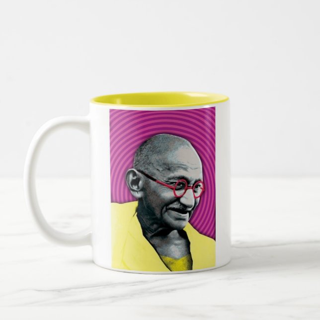Gandhigiri Zweifarbige Tasse (Links)