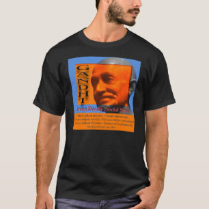 Gandis sieben tot Sozialsünden T-Shirt