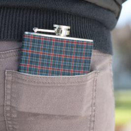 Gandy von Myrton Clan Tartan Kariertes Muster Flachmann