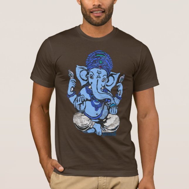 ganesh Blau T-Shirt (Vorderseite)