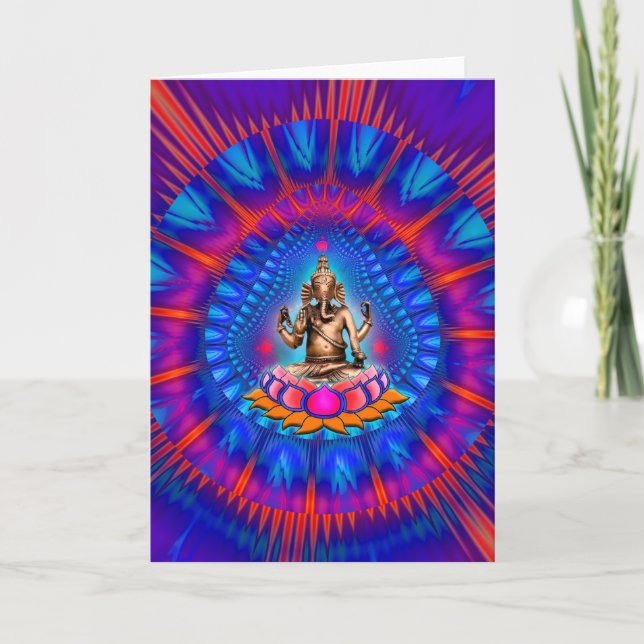 Ganesh Card Karte (Vorderseite)