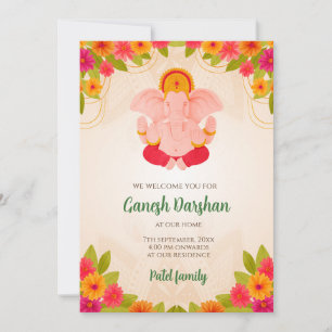 Ganesh Chaturthi Einladungen Ganpati Einladungen