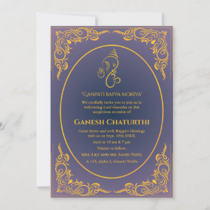 Ganesh Chaturthi Puja Einladung