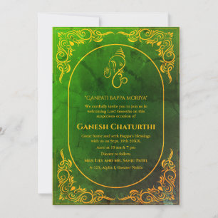 Ganesh Chaturthi Puja Einladung