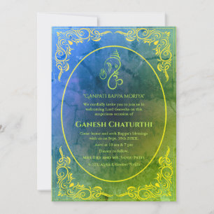 Ganesh Chaturthi Puja Einladung