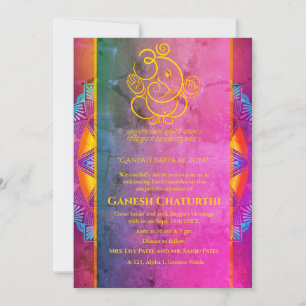 Ganesh Chaturthi Puja Einladung