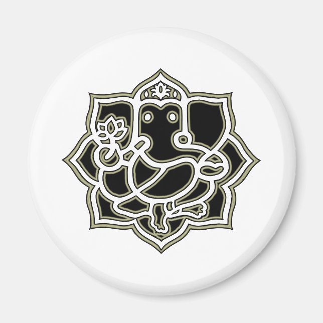 Ganesh, der Erfolgsgeber Magnet (Vorne)