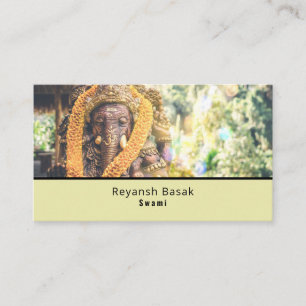 Ganesh, der hinduistische Gott, Hinduismus, religi Visitenkarte