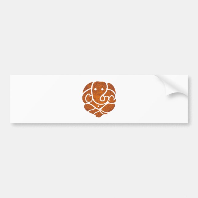 GANESH DES LEBENS AUTOAUFKLEBER (Vorne)