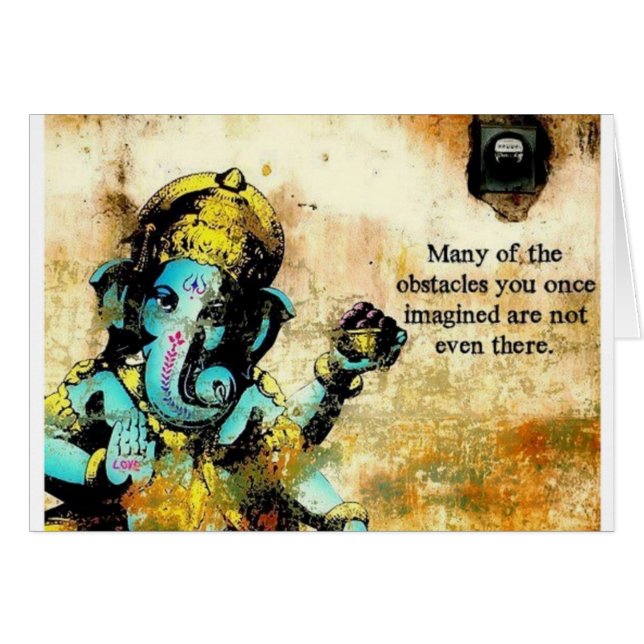 Ganesh Ganesha asiatischer Elefant-Gottheit (Vorderseite (Horizontal))