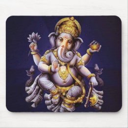 Ganesh Ganesha asiatischer Elefant-Gottheit Mousepad