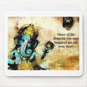 Ganesh Ganesha asiatischer Elefant-Gottheit Mousepad