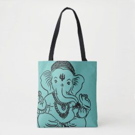 Ganesh ganz über DruckTasche Tasche