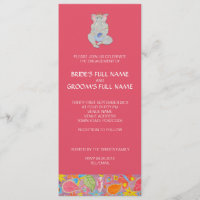 Ganesh Mariage Fiançailles Invitation rose