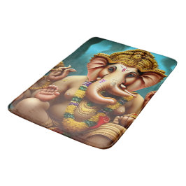 Ganesh nimmt eine Selfie Badematte