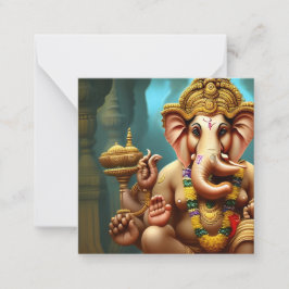 Ganesh nimmt eine Selfie Mitteilungskarte