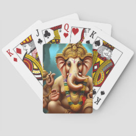 Ganesh nimmt eine Selfie Spielkarten