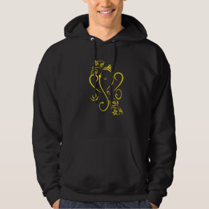 Ganesh Ohm Yoga Drittes Auge Isha Hindu Linga 3 Hoodie