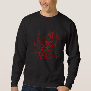 Ganesh Ohm Yoga Drittes Auge Isha Hindu Linga  8 Sweatshirt