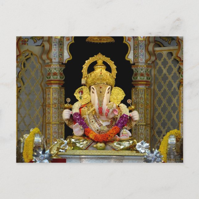 Ganesh Post Card Postkarte (Vorderseite)