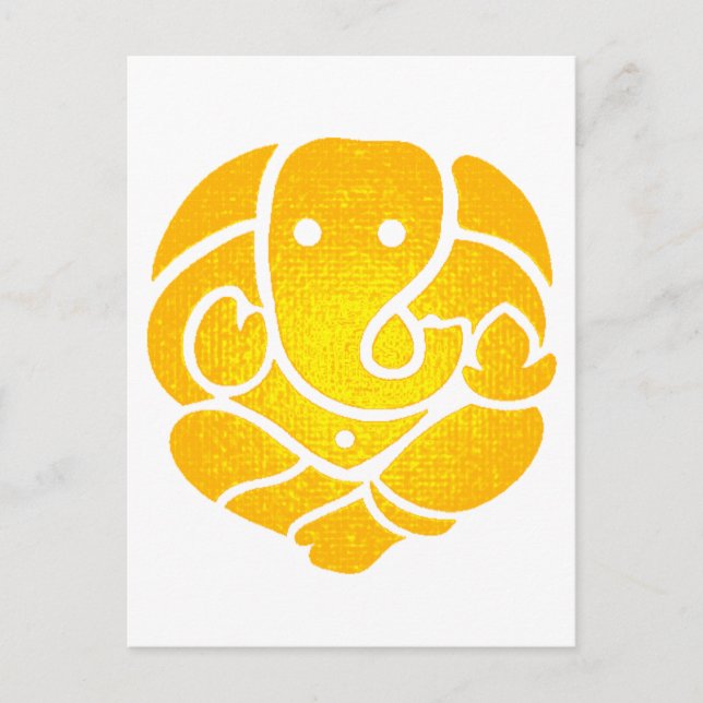 GANESH SUN SHINES POSTKARTE (Vorderseite)