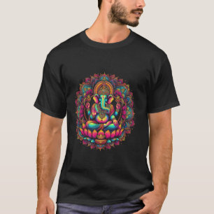 Ganesh Symbol Yoga Hindu Elephant Gott Ganesha Puj T-Shirt