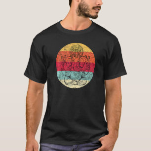 Ganesh Symbol Yoga Hindu Gott Ganesha Männer Fraue T-Shirt