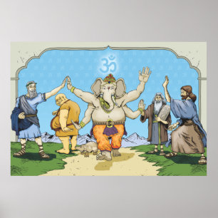 GANESH UND FREUNDE POSTER