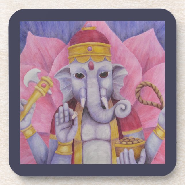 Ganesh Untersetzer (Vorderseite)