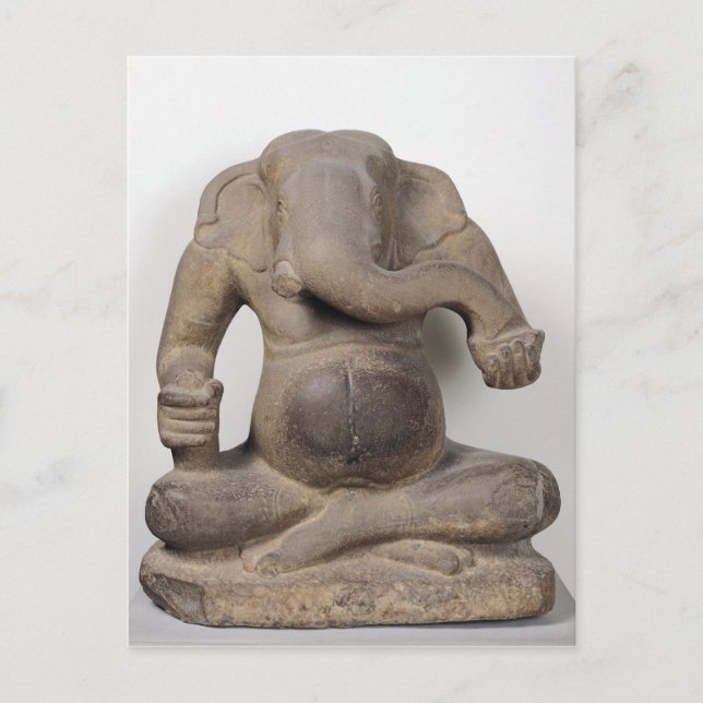 Ganesh von Tuol Pheak Kin Postkarte (Vorderseite)