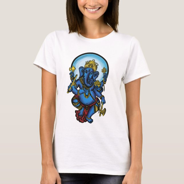 Ganesh Wohlstand T-Shirt (Vorderseite)
