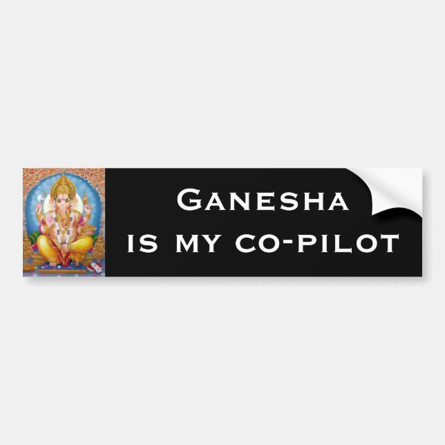 Ganesha Autoaufkleber - Verision 8 (Vorne)