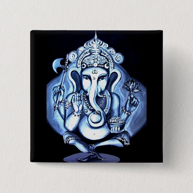 GANESHA-Button Button (Vorderseite)