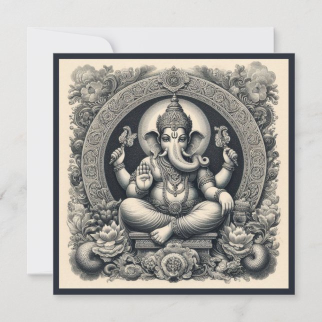 Ganesha Deity Karte (Vorderseite)