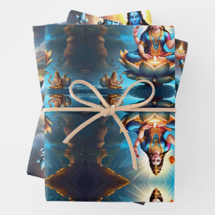 Ganesha, der Schirmherr der Künste und Wissenschaf Geschenkpapier Set