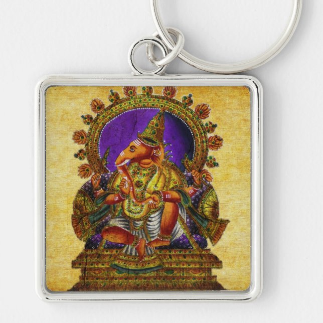 Ganesha Deva antique Schlüsselanhänger (Vorne)