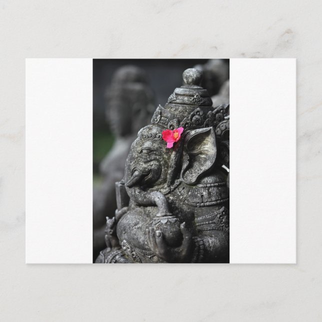 Ganesha elephant Hindu God of success Postkarte (Vorderseite)