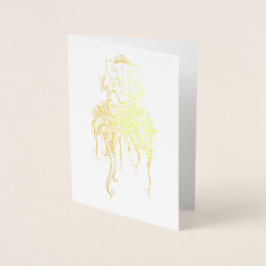 Ganesha-Folie Grußkarte Folienkarte