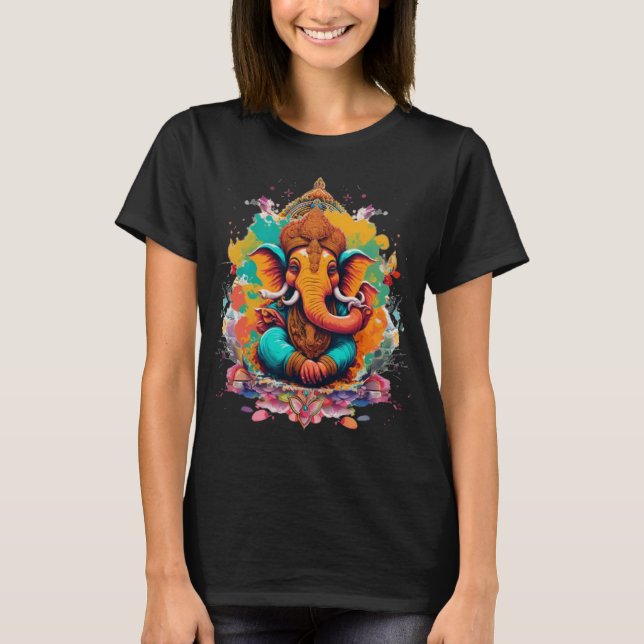 Ganesha, Ganesch, Ganapati-Abbau von Hindernissen  T-Shirt (Vorderseite)