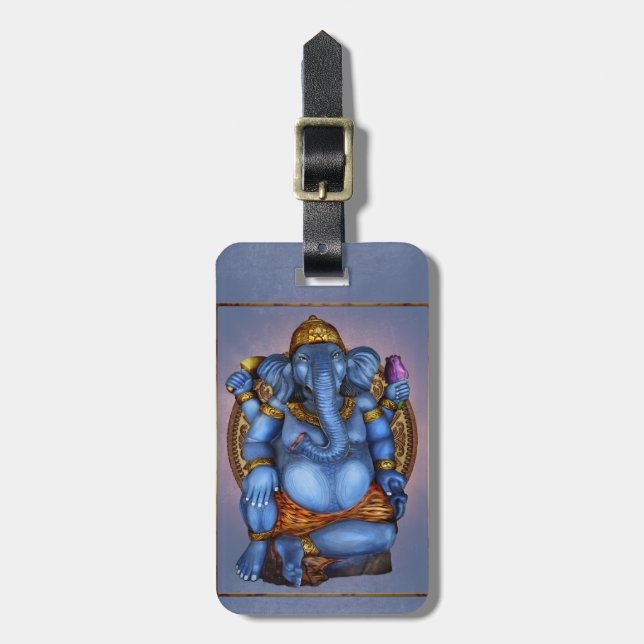 Ganesha Gepäckanhänger (Vorderseite vertikal)