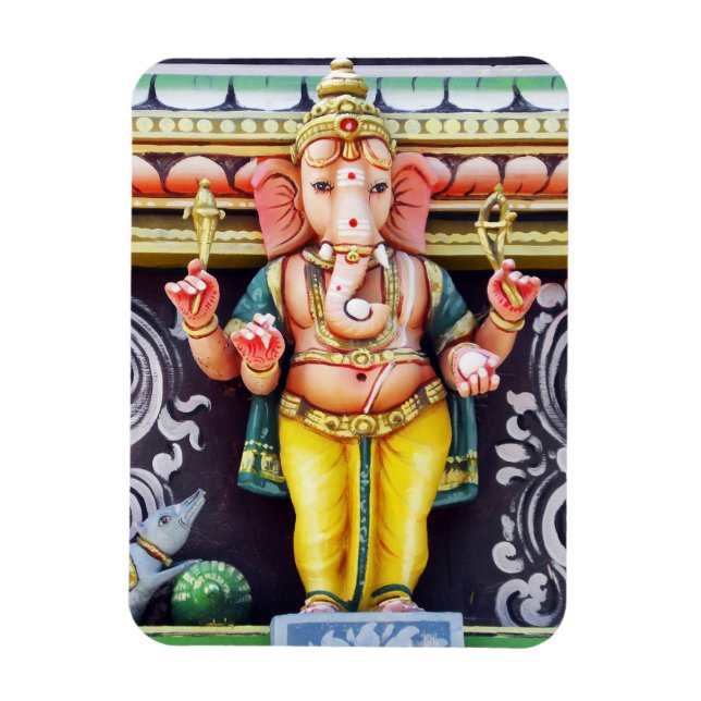 Ganesha God Statue Foto Magnet (Vertikal)