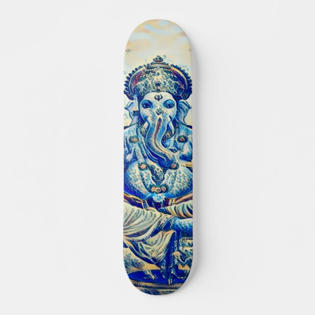 Ganesha Great Wave Element Rider Custom Pro Board Skateboard (Vorne)
